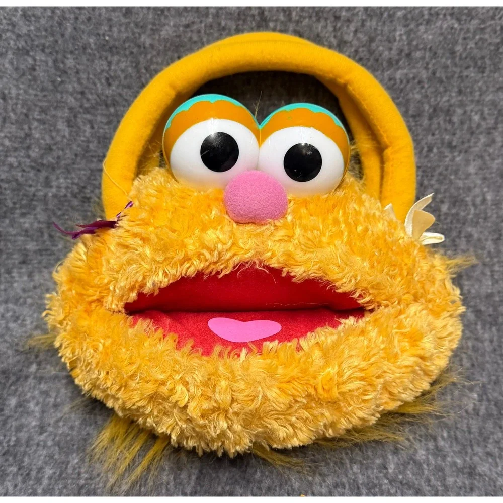 Sesame Street Zoe Orange Plush Character Handbag Purse Vintage 2003 C4069